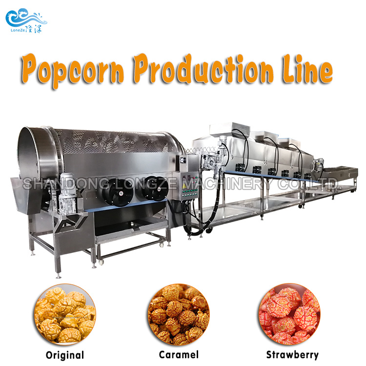 Mixed Flavor Popcorn Machine American Ball Popcorn Machine Processing Line